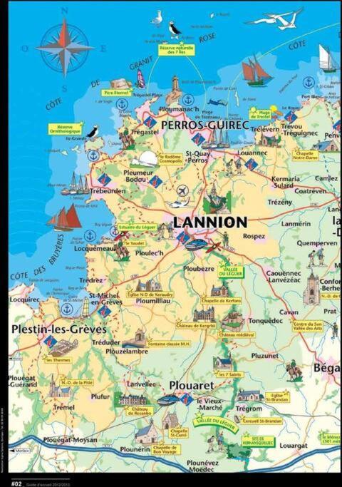 Maison Lannion Historique - Cote De Granit Rose Екстер'єр фото